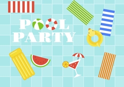 Ballon verjaardag - pool party