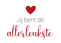 Ballon Valentijn - Jij bent de allerleukste