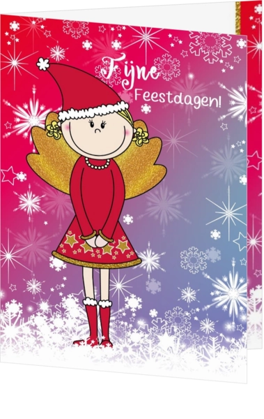 kerst engeltje, sprookjes stijl