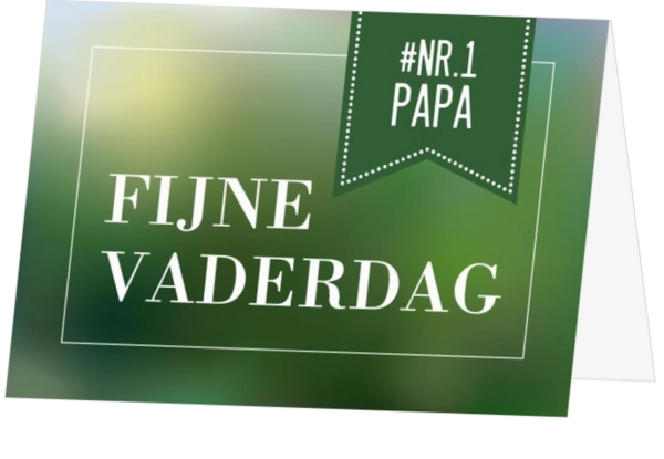 Vaderdagkaart groen