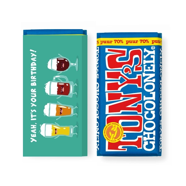 Tony's Chocolonely - Biertjes felicitatie