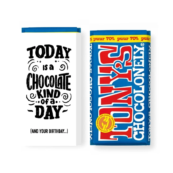 TONY CHOCOLONELY - Chocolate quote