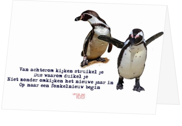 ! nieuwjaar pinguins