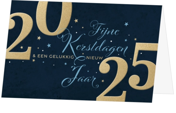 Mix & Match Kerstkaart - Typografie 2023