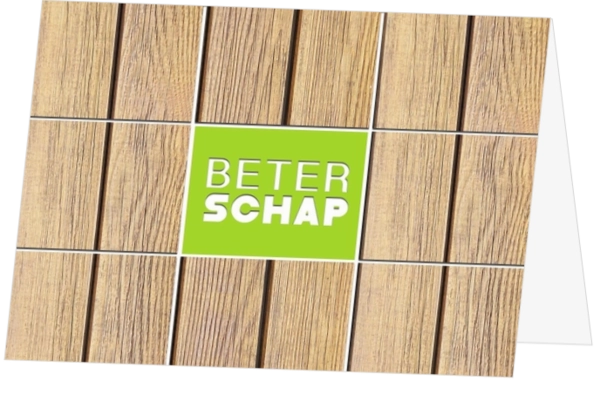 beterschapskaart hout beterschap