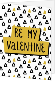 Valentijnskaart be my valentine