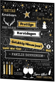 Kerstkaart wegwijzer