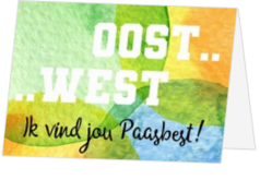 Oost, west jij bent Paasbest