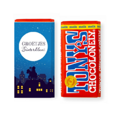 Maneschijn Tony's Chocolonely met eigen wikkel