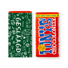 Tony chocolonely –  geslaagd schoolbord