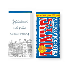 Tony's Chocolonely - Amsterdamse huisjes nieuwe woning