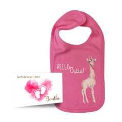 Roze slab - Hello cutie Giraffe