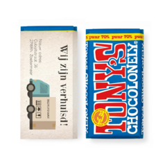 Tony's Chocolonely - Verhuisd met verhuiswagen