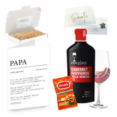 BORREL GIFT BOX - ONEGLASS WINE- PAPA