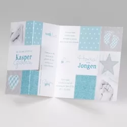 Kasper - Handjes en voetjes blauw