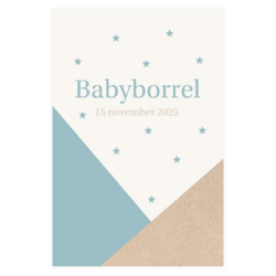 Babyborrel staand met schuine vlakken jongen