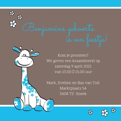 Blauwe giraffe 11409910