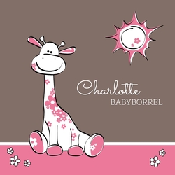 Roze giraffe 11409710