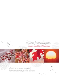 Mix & Match Kerstkaart - Warme wintergloed