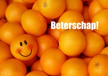 Beterschapskaart sinaasappels gezichtje oranje