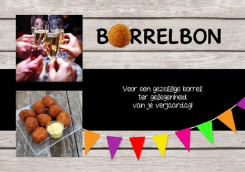 borrelbon tegoed verjaardag 