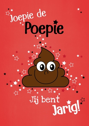 grappig poepie verjaardag