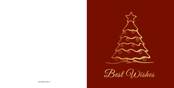 gouden kerstboom