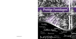 Prettige Feestdagen Paars