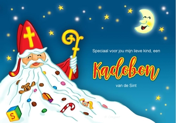 Sinterklaas baard vol kadootjes