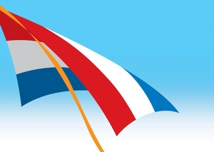 Verjaardagskaart nederlandse vlag